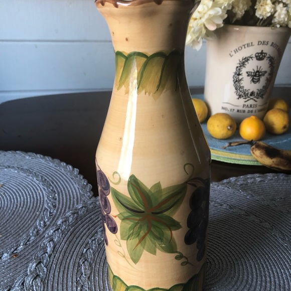 Vase/Carafe gains painted by Savio - Picture 7 of 9